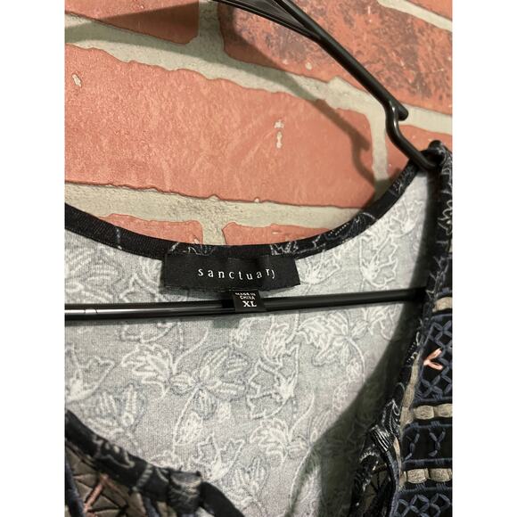 Sanctuary Long Sleeve Floral Top – Size XL - Picture 3 of 6